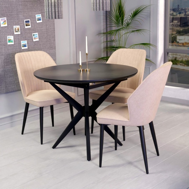 Обеденный стол «Сидней СВ» (Стекло Opti) от фабрики AURORA HOME