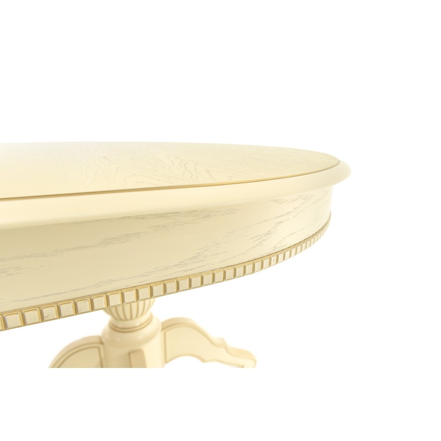 Обеденный стол «Рафаэль-2 Овал» (Исп. 1, патина, 2 вставки) от фабрики AURORA HOME