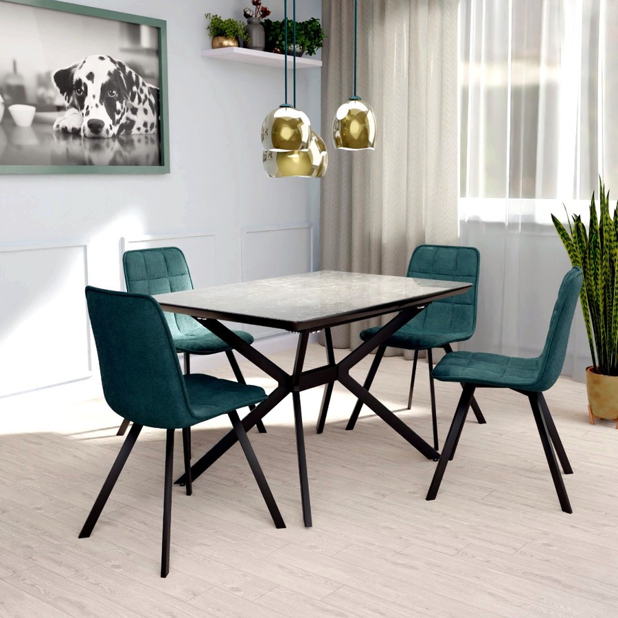 Обеденный стол «Дели ФЦ» (Стекло, исп. 1100) от фабрики AURORA HOME