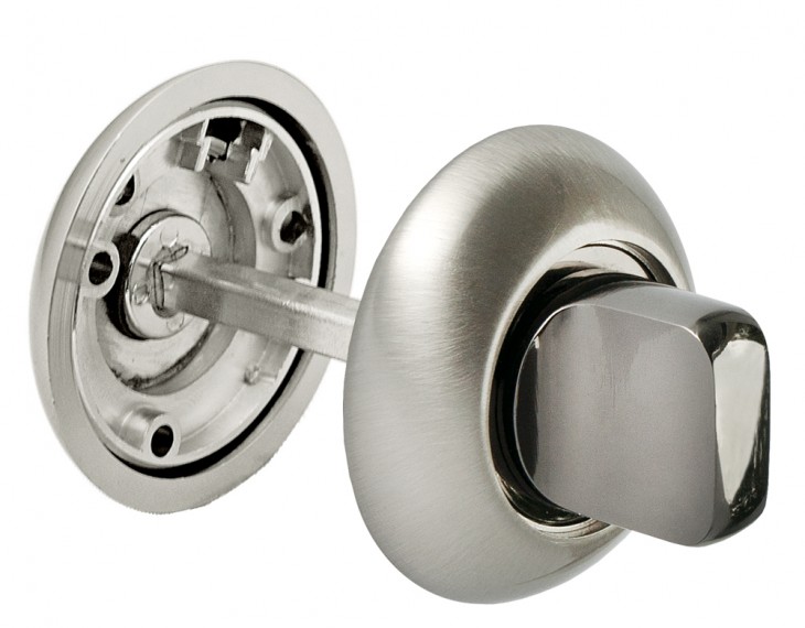 Завертка сантехническая MORELLI MH-WC SN/BN бел.никель/черный никель