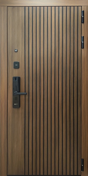 ДМ ГОЛЬФ-2 Дуб кантри темный - белый софт лакобель черная БИО Dircode S-10 Sciener