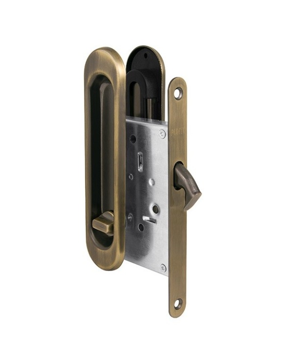 Ручка для раздвижных дверей Soft LINE SL-011 AB 