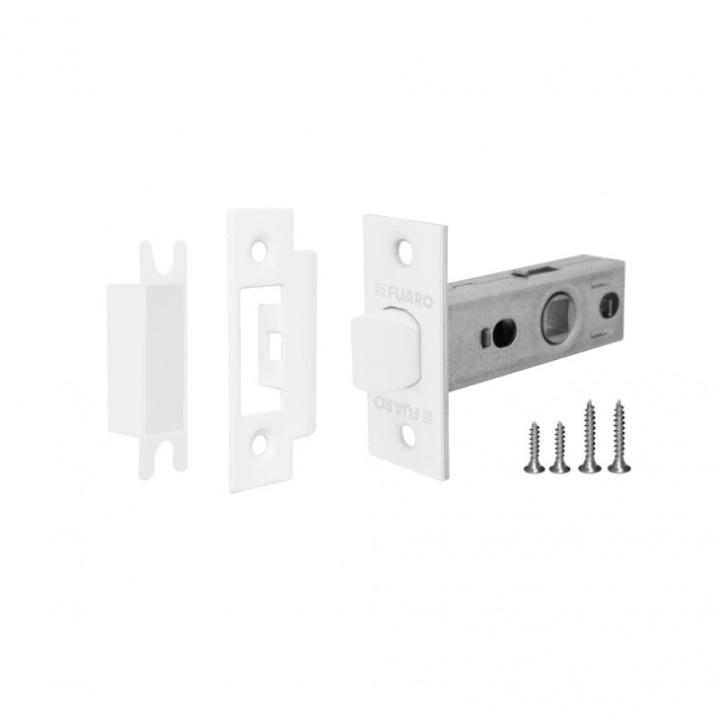 Защелка врезная Fuaro (Фуаро) PLASTIC P12-45-25 WH белый