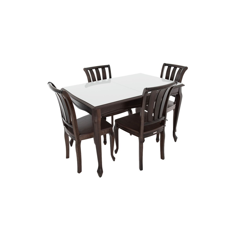 Обеденный стол «Кабриоль Glass» (Стекло Opti) от фабрики AURORA HOME