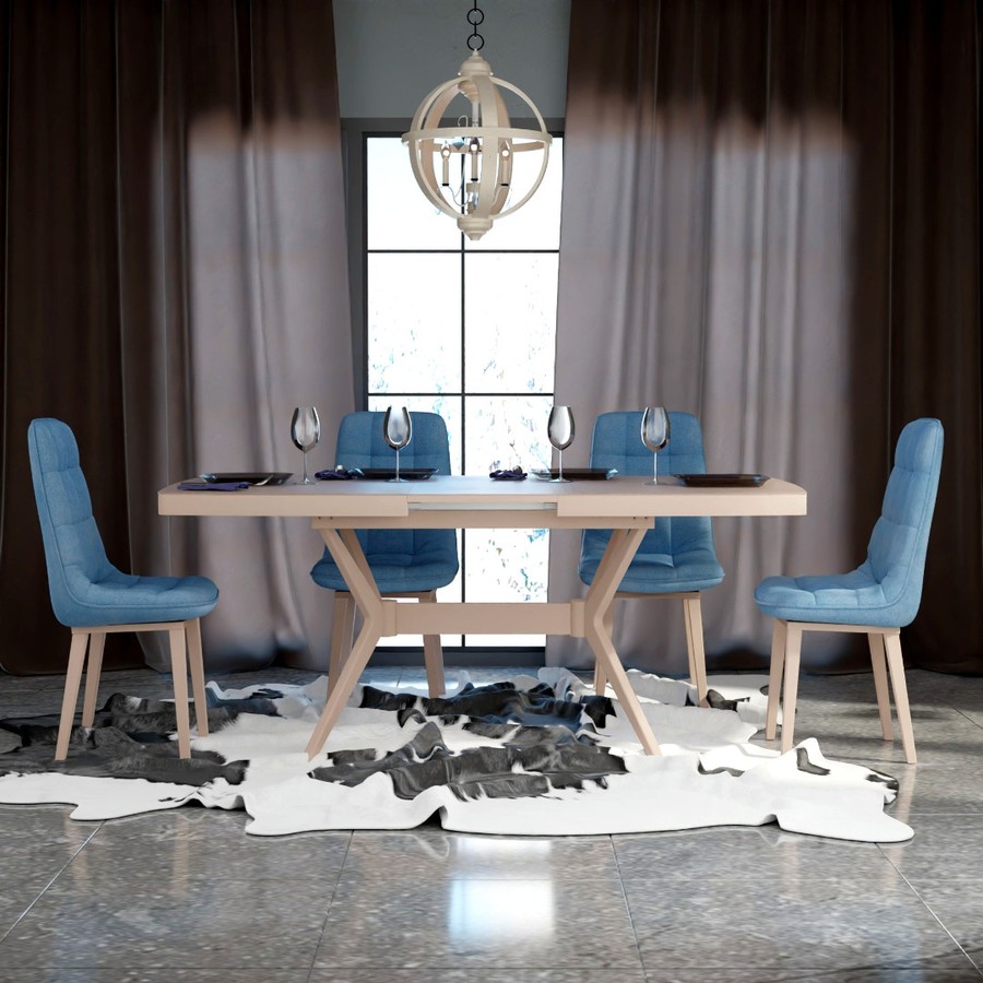 Обеденный стол «Оскар 2М Glass» (Стекло, исп. 1) от фабрики AURORA HOME