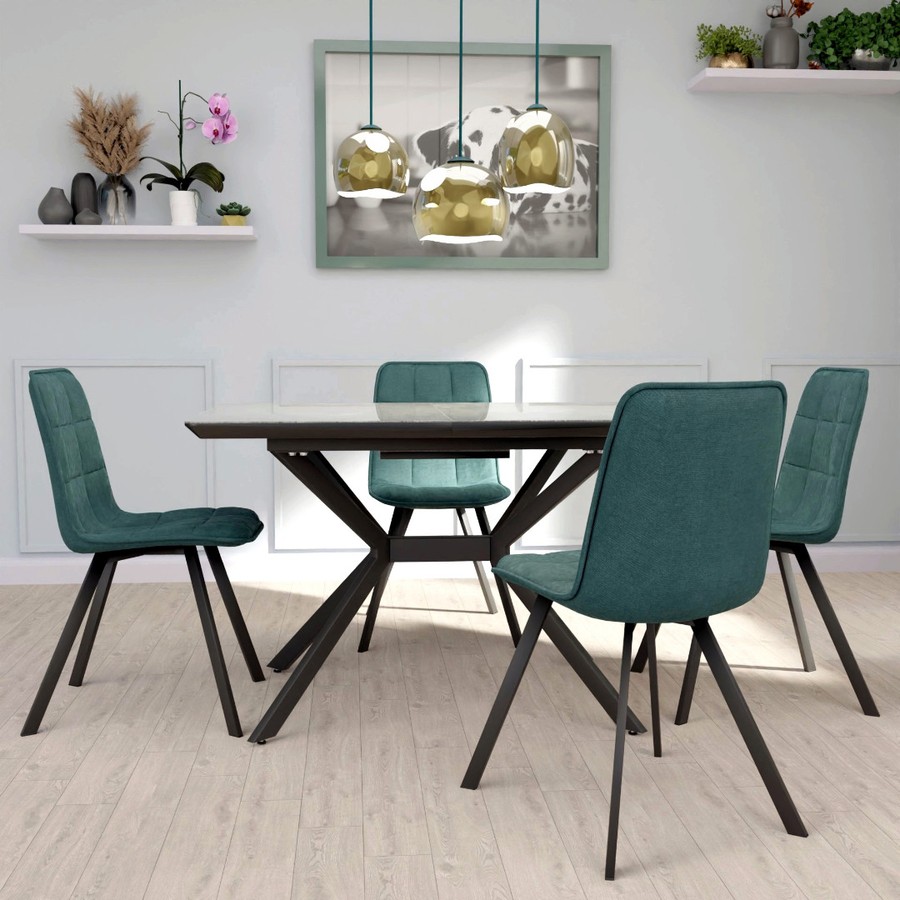 Обеденный стол «Дели ФЦ» (Стекло, исп. 1100) от фабрики AURORA HOME