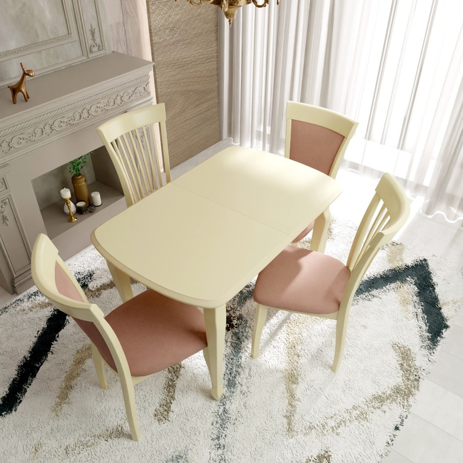 Обеденный стол «Прага» (Исп. 1, патина) от фабрики AURORA HOME