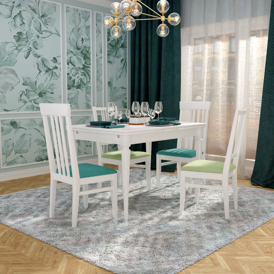 Обеденный стол «Греция» (Исп. 1, морилка) от фабрики AURORA HOME