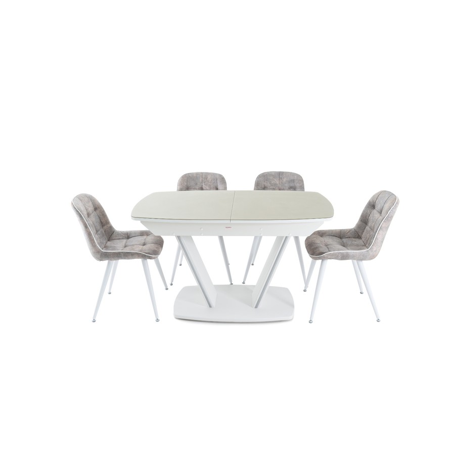 Обеденный стол «Дрезден» (Стекло) от фабрики AURORA HOME