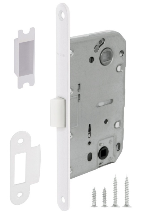 Защелка врезная Fuaro (Фуаро) PLASTIC P96WC-50 W Белая