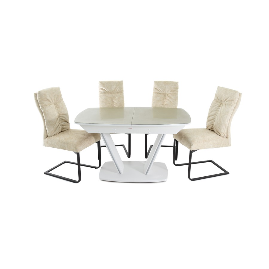 Обеденный стол «Дрезден» (Стекло) от фабрики AURORA HOME