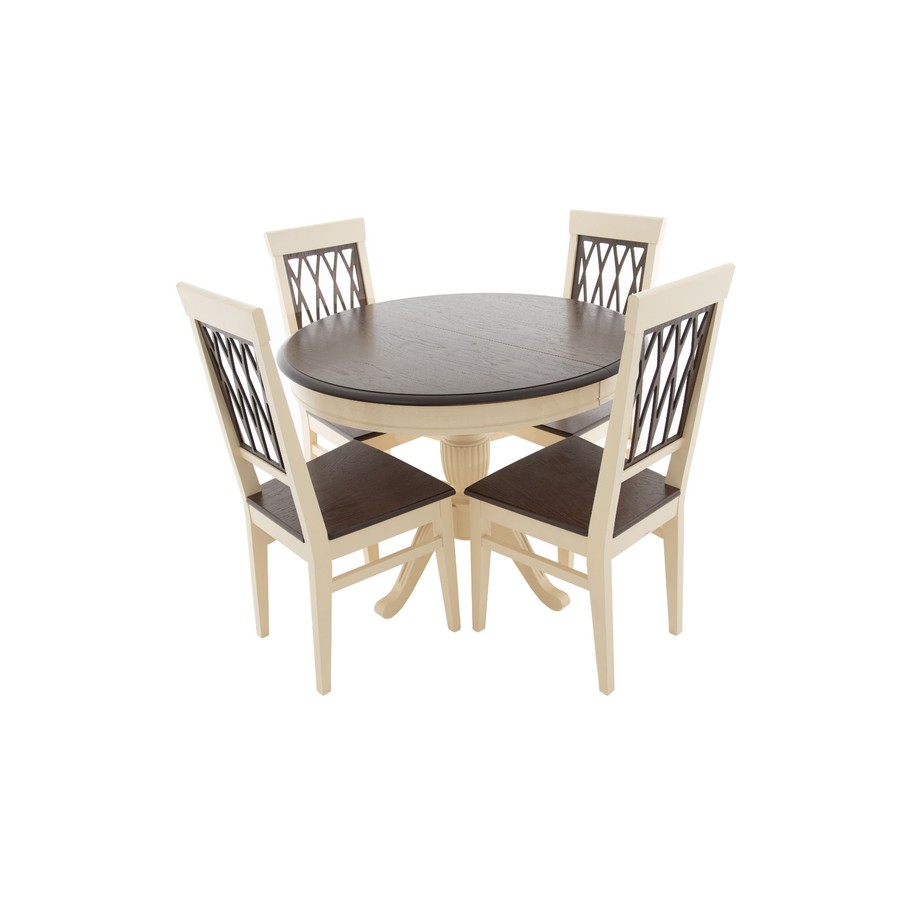 Обеденный стол «Леонардо-1» (Исп. 90, морилка/патина) от фабрики AURORA HOME