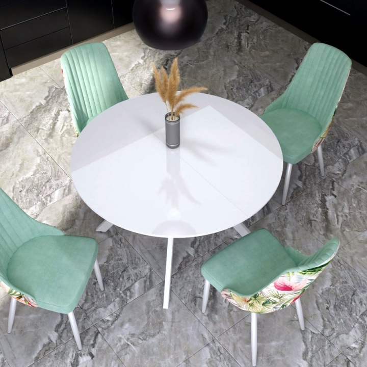 Обеденный стол «Лондон» (Стекло Opti, исп. 1) от фабрики AURORA HOME