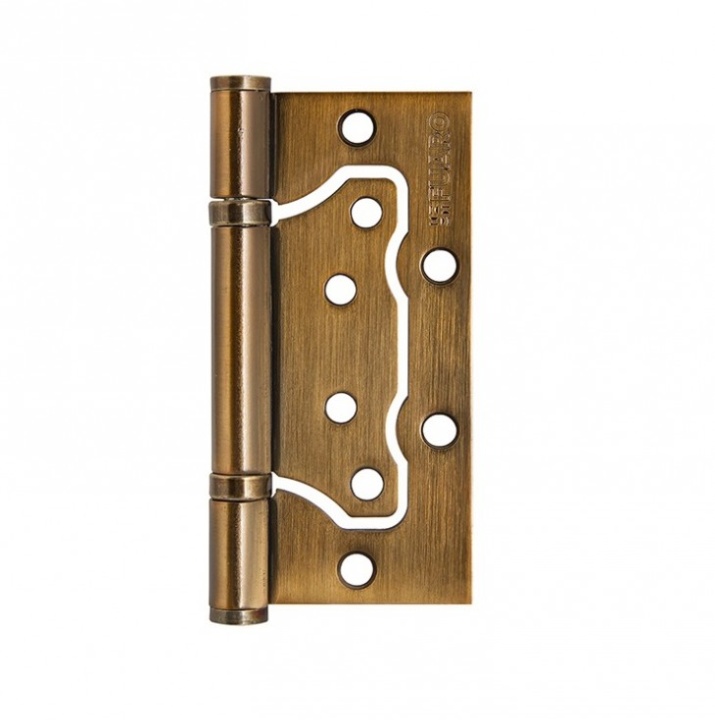 Петля универсальная Fuaro (Фуаро) без врезки 500-2BB 100x2,5 CFB (кофе глянец)