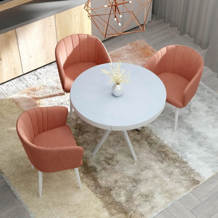 Обеденный стол «Оскар Круг» (Стекло Matte) от фабрики AURORA HOME