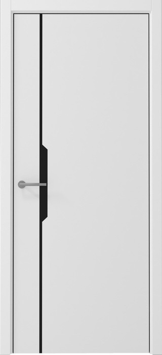 ДГ Vinyl PRO Графика-4 черная кромка Белая