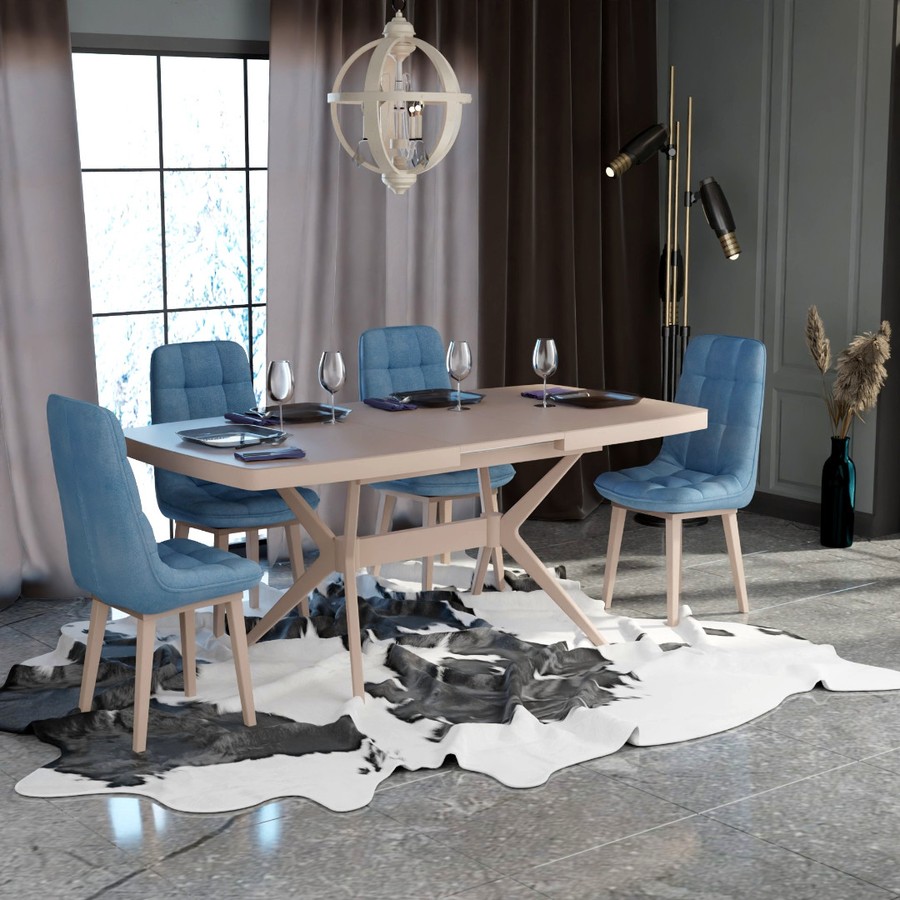 Обеденный стол «Оскар 2М Glass» (Стекло, исп. 1) от фабрики AURORA HOME