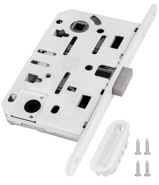 Защелка магнитная сантехническая AGB WC (белый) с отв. пл. MEDIANA POLARIS