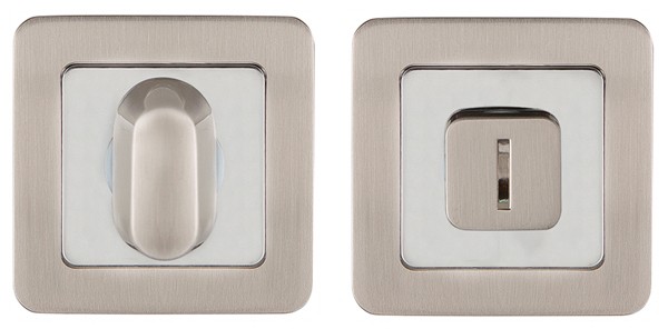 Завертка сантехническая Punto (Пунто) BK6 QR SN/CP-3 матовый никель/хром 