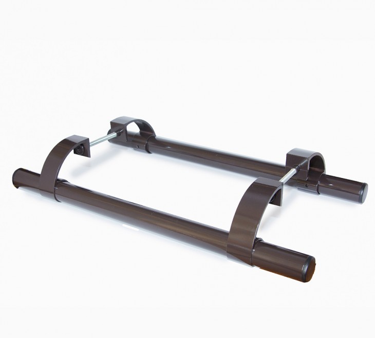 Ручка дверная Ригель-РП-500 коричневая