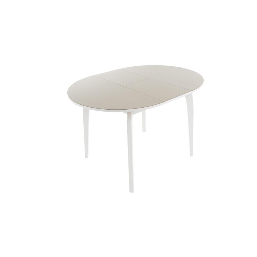 Обеденный стол «Ривьера Круг» (Стекло, опоры дерев.) от фабрики AURORA HOME