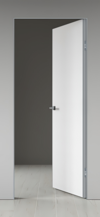 Invisible (обратного открывания) под отделку алюминиевая кромка с 3-х сторон