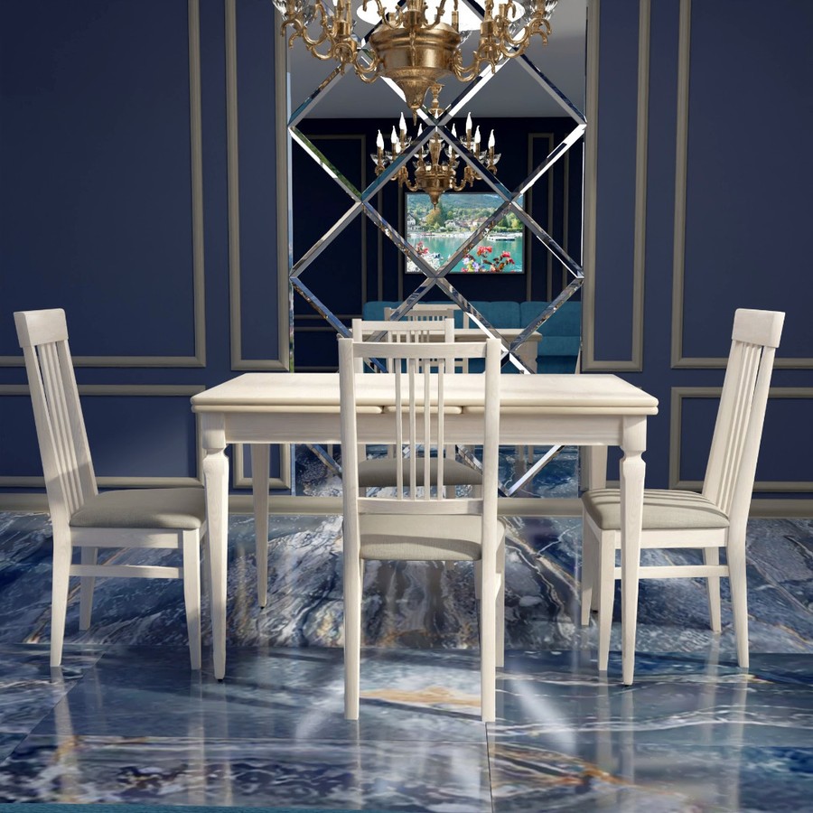 Обеденный стол «Греция» (Исп. 1, морилка) от фабрики AURORA HOME