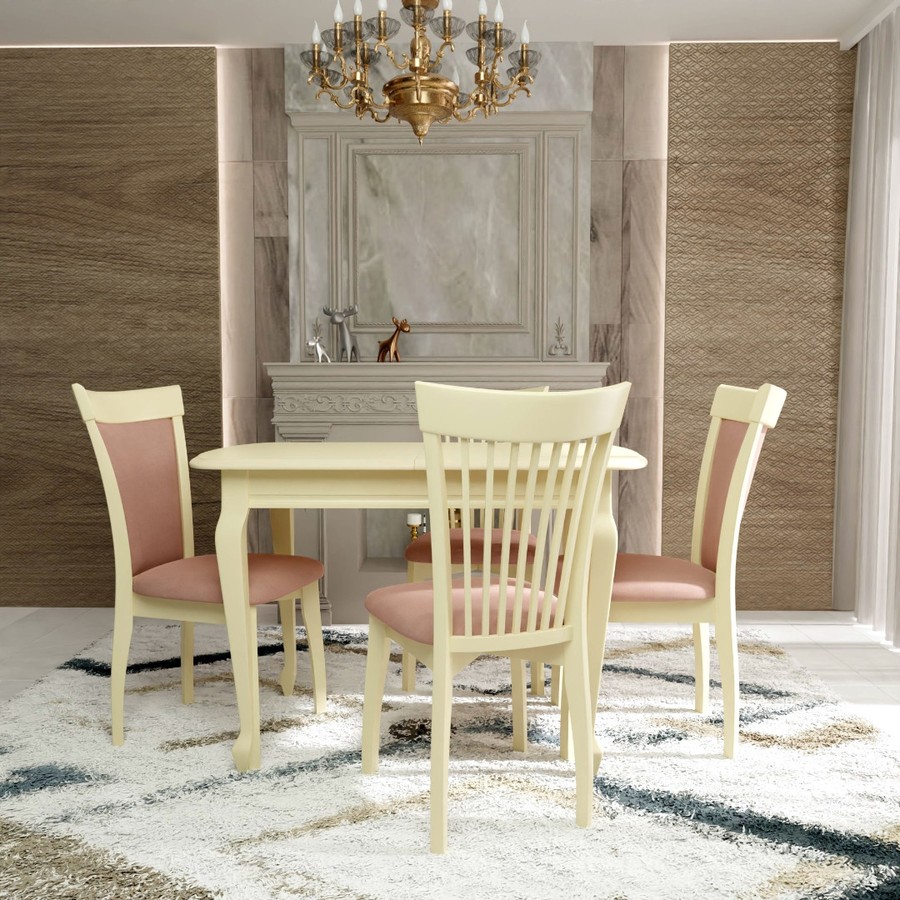 Обеденный стол «Прага» (Исп. 1, патина) от фабрики AURORA HOME