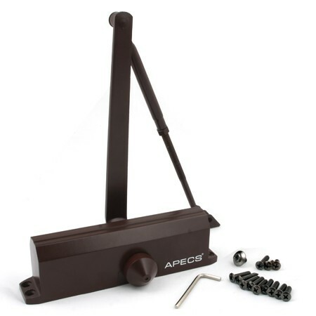 Доводчик Apecs DC-20.6/1400/160/F-A3-BR с фиксацией