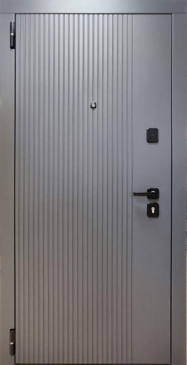 ДМ ВЕРТИКАЛЬ Матовый антрацит/Белый ясень