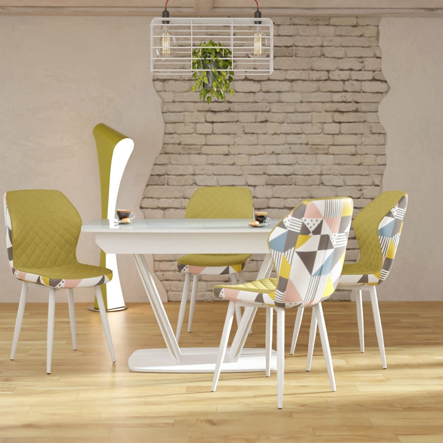 Обеденный стол «Дрезден» (Стекло) от фабрики AURORA HOME