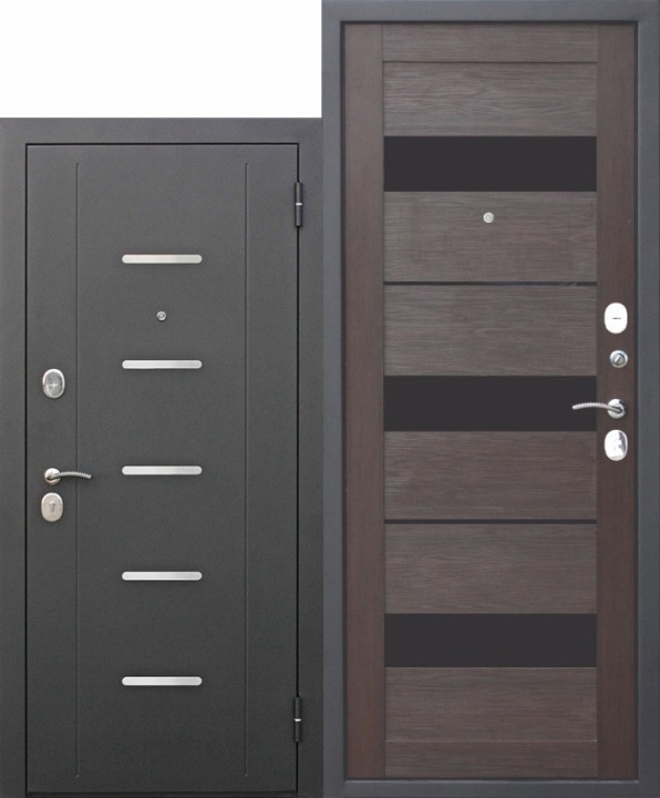 Дверь ДМ Гарда 7,5см Темный Кипарис