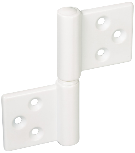 Петля карточная CH-R 85X82 W с круглой осью разобранная