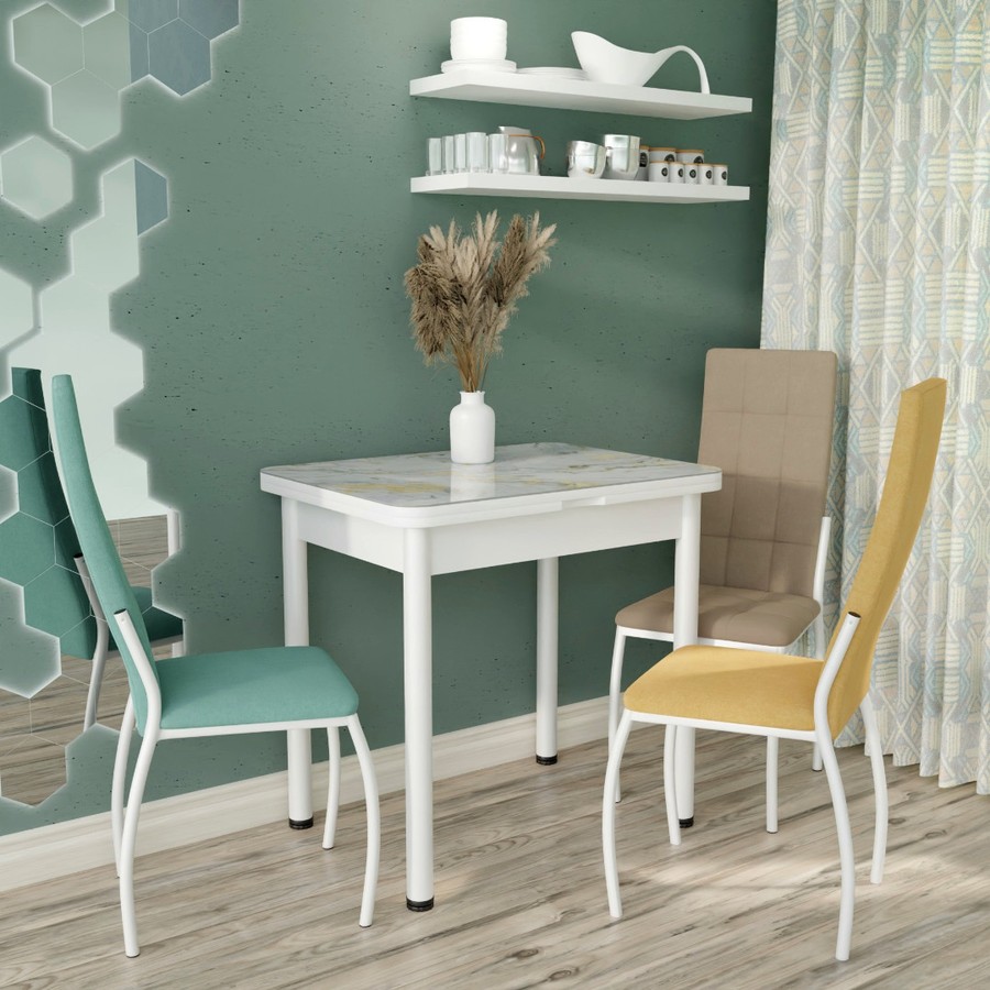 Обеденный стол «Бари» (Стекло) от фабрики AURORA HOME