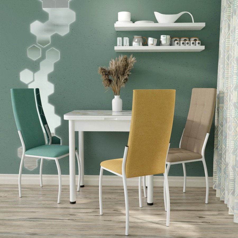 Обеденный стол «Бари» (Стекло) от фабрики AURORA HOME